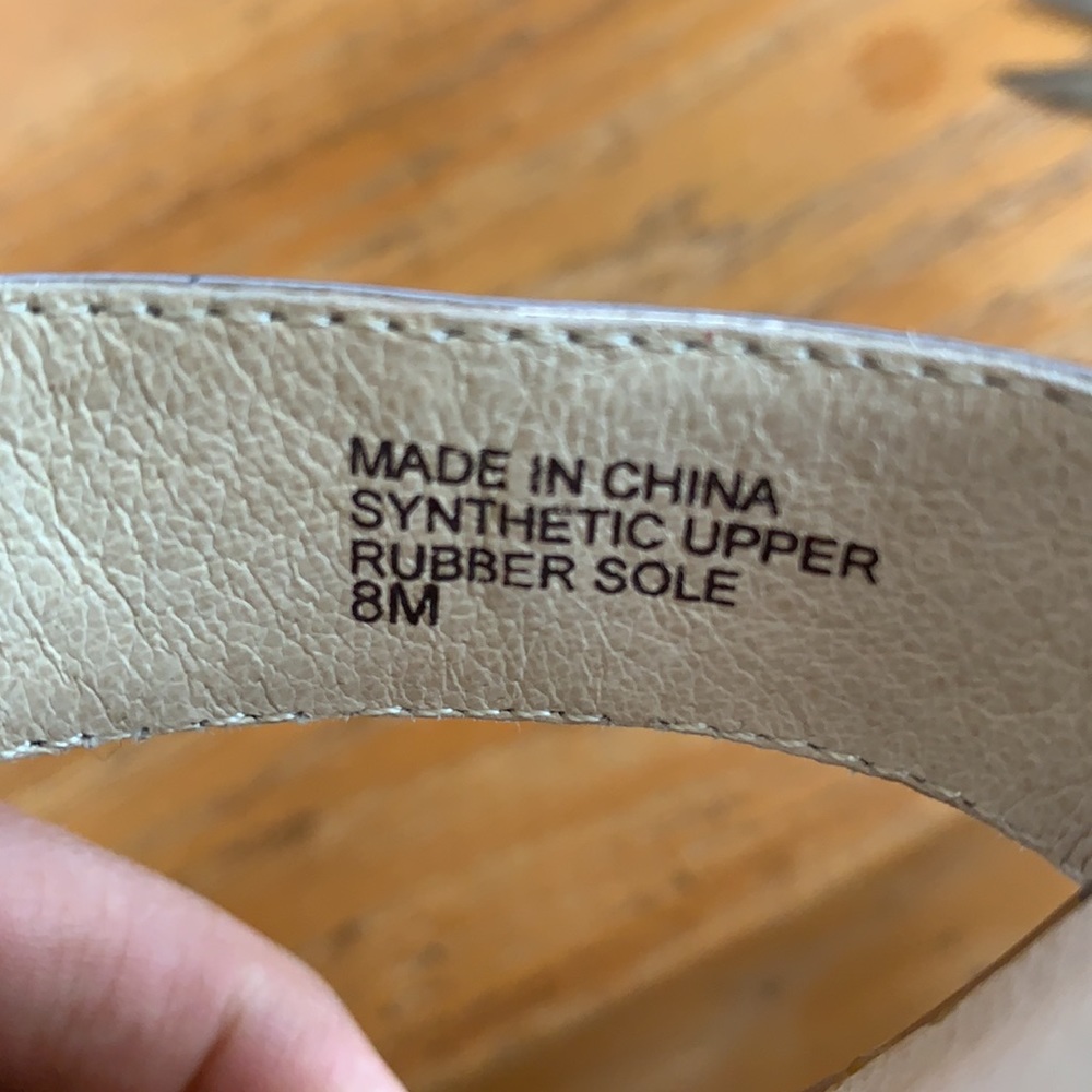 Michael Michael Kors logo thong wedge cork sandals - Picture 5 of 10